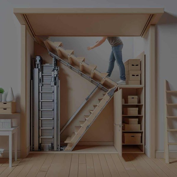 Comment installer un escalier escamotable pour accéder à un grenier sans perdre d'espace ?