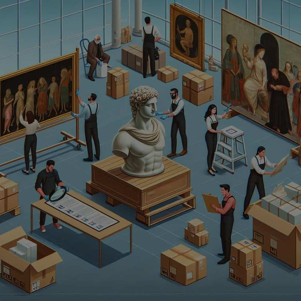 Comment organiser un déménagement avec des œuvres d'art de grande envergure ?