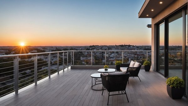 Modernisez votre espace avec un garde-corps terrasse contemporaine