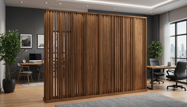 Cloison mobile en bois : l'élégance au service de votre bureau