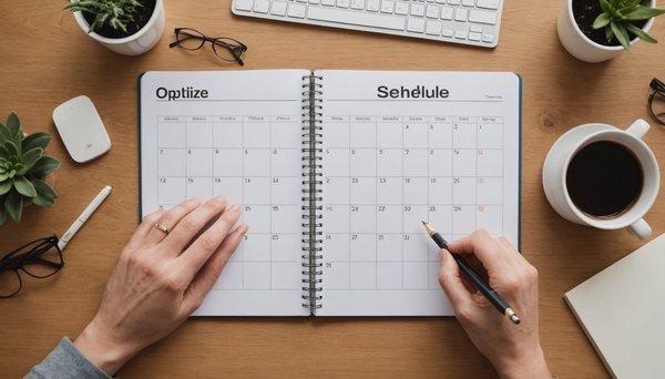 Optimisez votre agenda : astuces pour un planning efficace